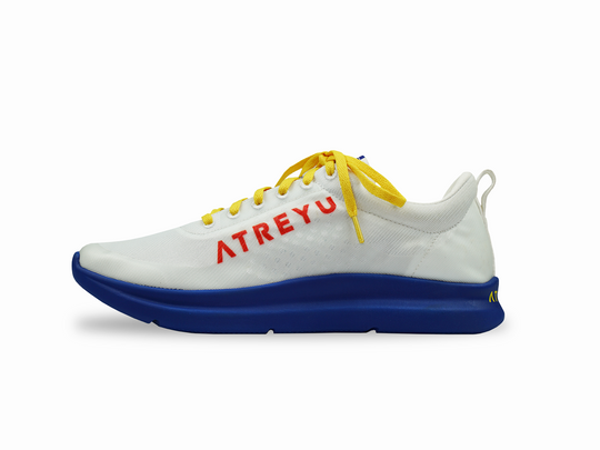 Atreyu Mens 9.5 Womens 11 White Blue The Base Model Running Shoes 1-TM21-9511 Atreyu Running Shoes | eBay main image 2
